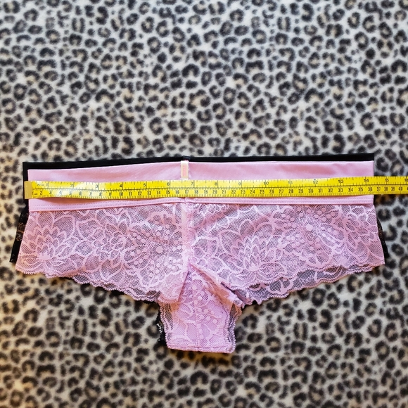 VS PINK Shine Floral Lace Cheeksters, Size M, Set of 2, NWOT, Pink-Purple/Black - Picture 12 of 12